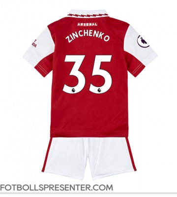 Arsenal Oleksandr Zinchenko #35 Hemmatröja Barn 2022-23 Kortärmad (+ korta byxor)